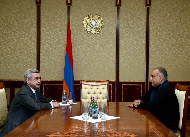 Րաֆֆի Հովհաննիսյանը հանդիպեց Սերժ Սարգսյանի հետ