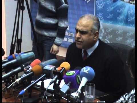 Րաֆֆի Հովհաննիսյանի մամուլի ասուլիսը «Հենարան» ակումբում