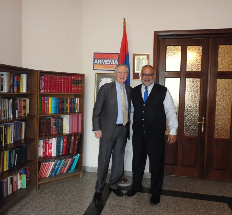 Հովհաննիսյանը հրաժեշտի հանդիպում ունեցավ դեսպան Մորելի հետ