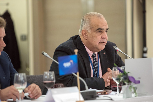 Raffi Hovannisian made a speech in Brussels